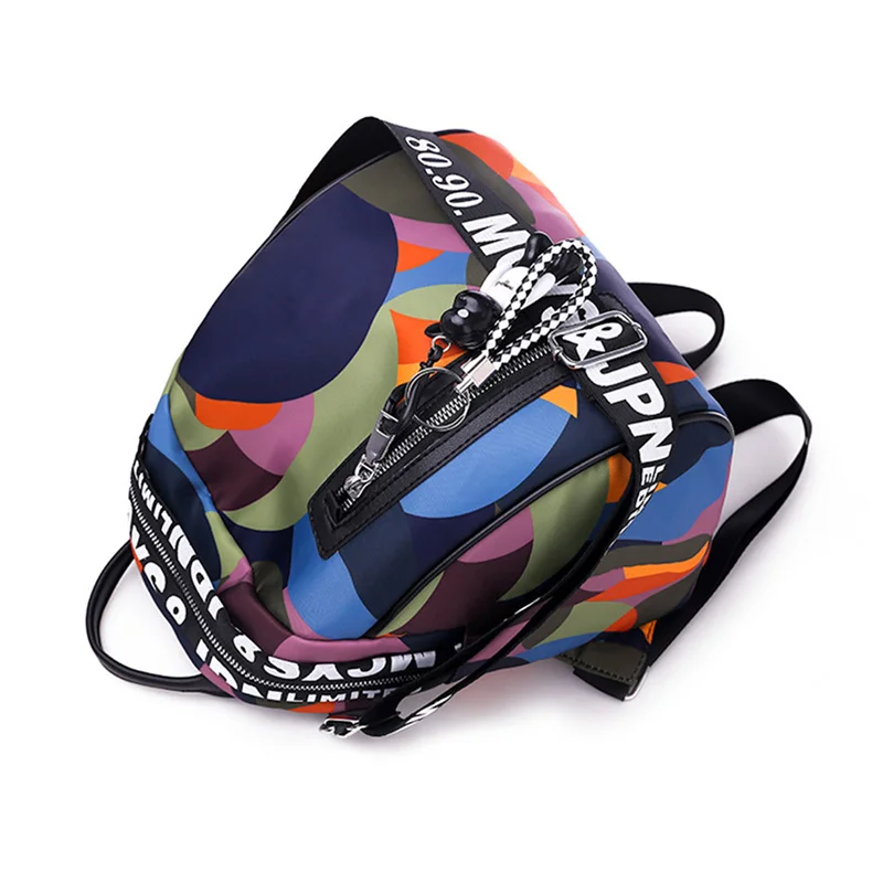 Small Women Backpack Waterproof Anti-Theft Oxford Female Backpacks Teenage Multifunction Backpack Travel Backpack School Bag thumbnail 3