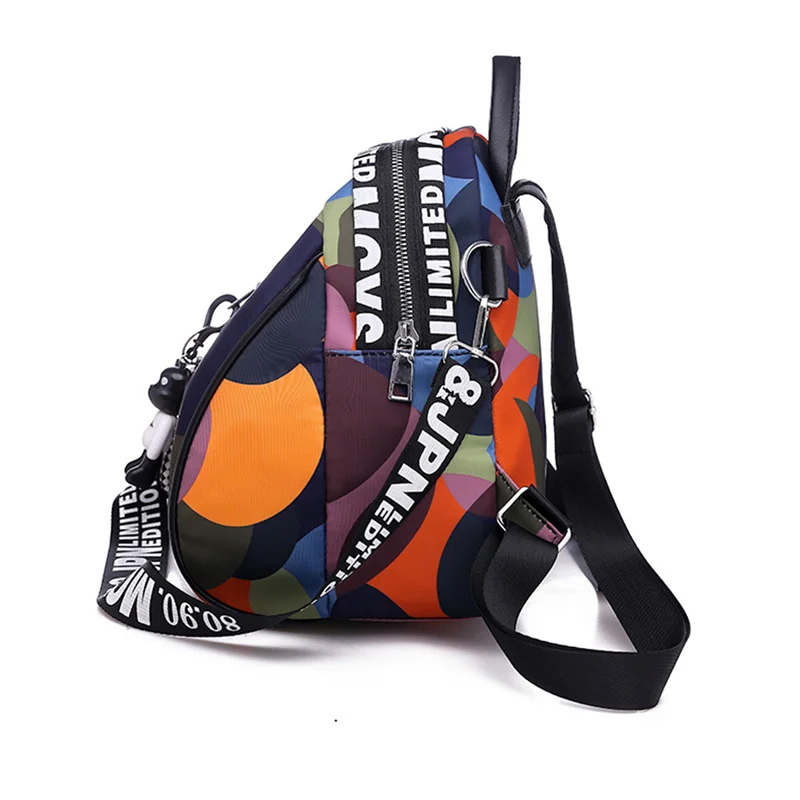 Small Women Backpack Waterproof Anti-Theft Oxford Female Backpacks Teenage Multifunction Backpack Travel Backpack School Bag thumbnail 5