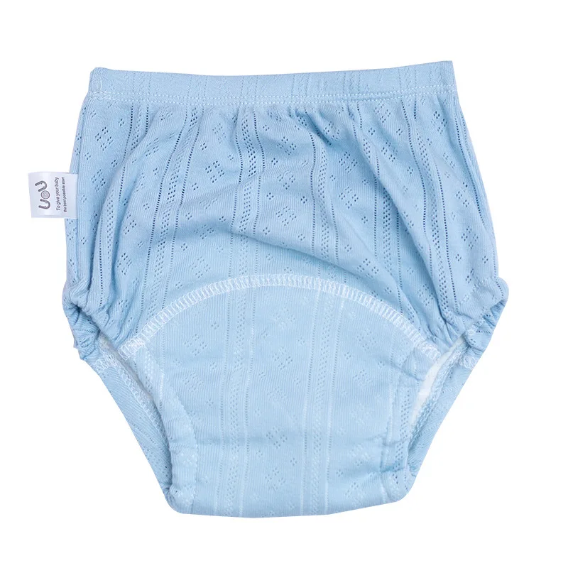 Newborn Training Pants Baby Shorts Solid Color Washable Underwear Boy Girl Cloth Diaper Reusable Nappies Infant Panties thumbnail 4