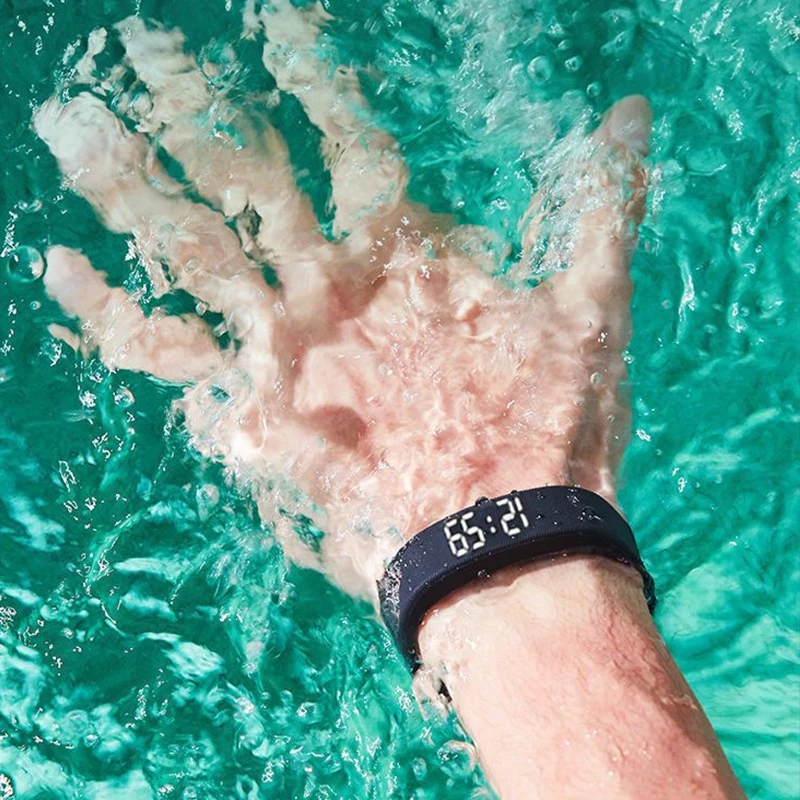 Smart Bracelet LED Digital Waterproof Smart Clock Smartband With running pedometer Monitor Smart Band Vibration Alarm Reminder thumbnail 4