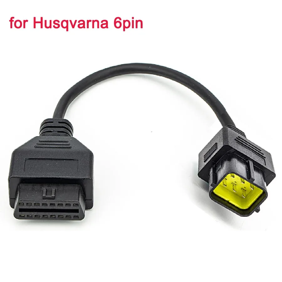 For Aprilia Benelli 6 Pin for Housing 4pin for Husqvarna 6pin Motorcycle OBD2 Connector OBD 16PIN Motorbike Diagnostic Cable thumbnail 2
