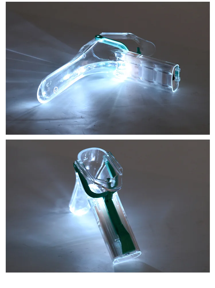 Dilator Examination Of Wide Vaginal Device With Light Vaginal Dilator Light Endoscope Transparent Disposable Vagina Sex Toy thumbnail 5