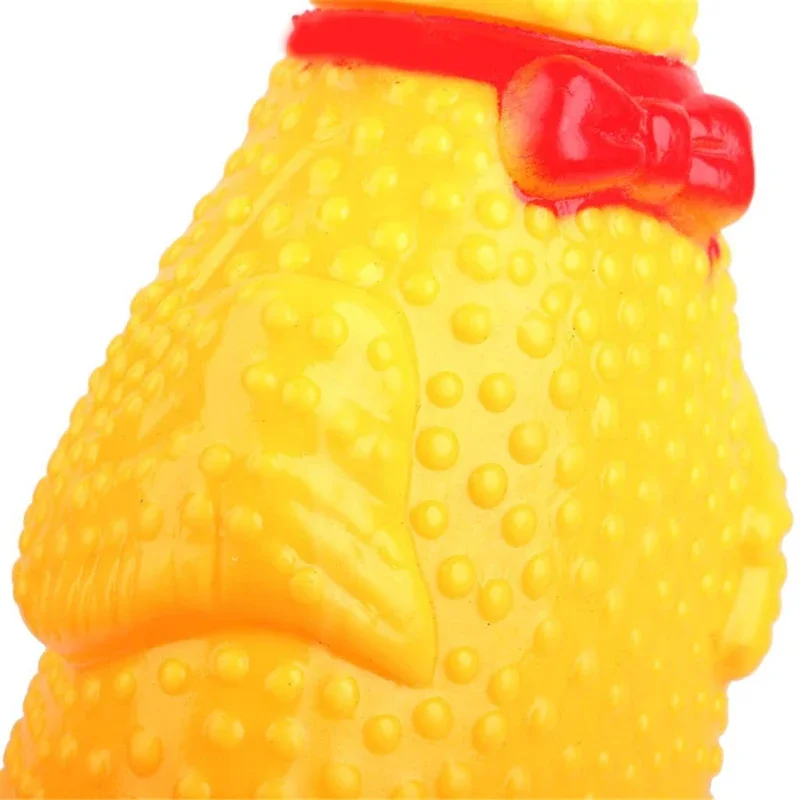 Screaming Chicken Squeeze Sound Toy Pets Dog Toys Product Shrilling Decompression Tool Squeak Vent chicken Chicken Interesting thumbnail 5