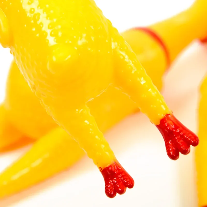 Screaming Chicken Squeeze Sound Toy Pets Dog Toys Product Shrilling Decompression Tool Squeak Vent chicken Chicken Interesting thumbnail 6