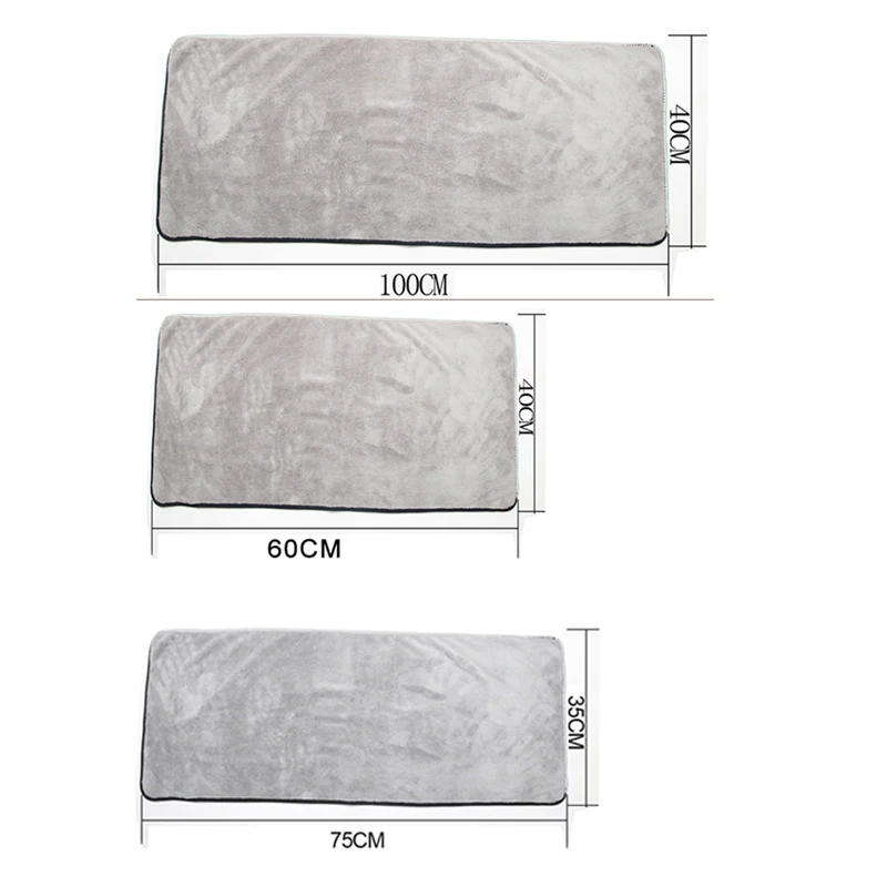 75x35 60x40cm Microfiber Car Wash Towel Fast Drying Auto Cleaning Extra Soft Cloth High Water Absorption For Car Wash Accessorie thumbnail 2