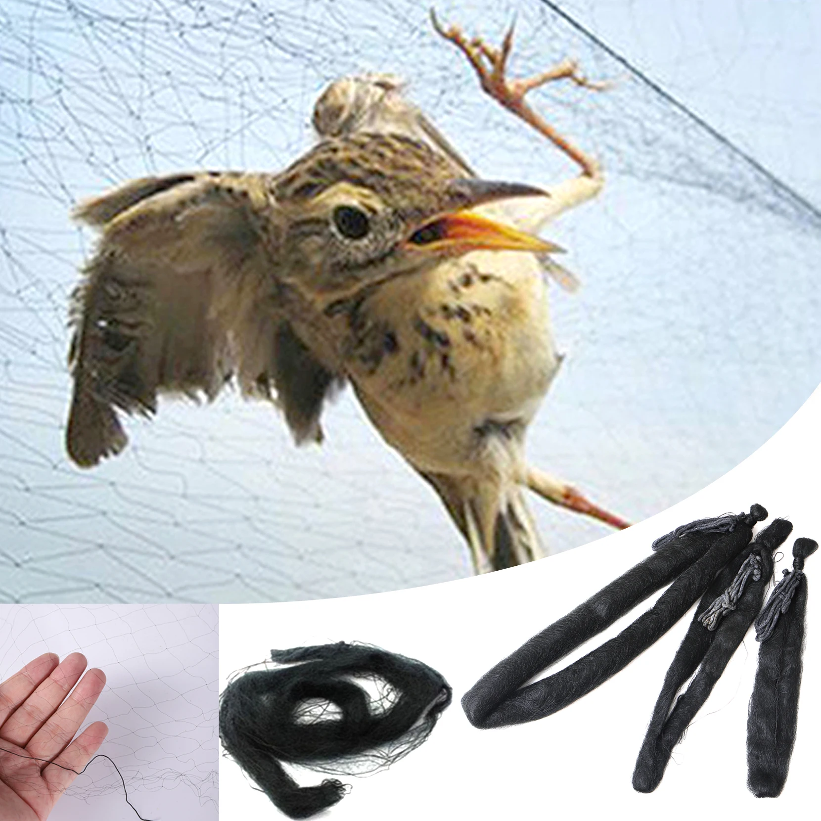 Dropshiping Bird Net Anti Bird Catcher Netting Pond Net Fishing Net Traps Crops Fruit Tree Flower Garden Mesh Pest Control Tool thumbnail 4