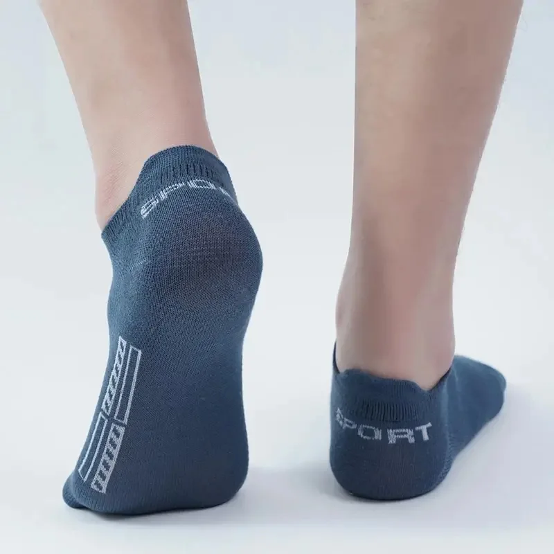 5 Pairs Of Mens Summer Thin Mesh Breathable Mens Polyester Sports Socks Sweat Absorbing Short Socks thumbnail 4