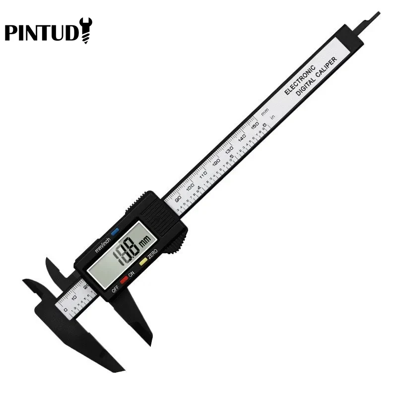 1PC Plastic Vernier Caliper Digital Display Caliper Mini Text Play Caliper Student Vernier Ruler 0 to 150mm Measuring Tool thumbnail 5