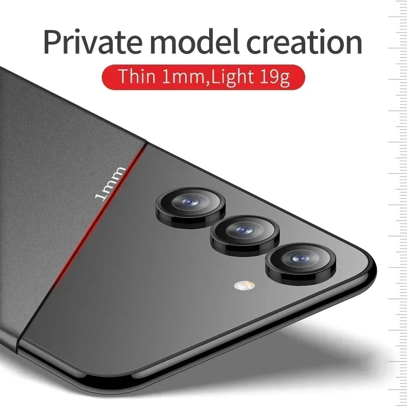 For SAMSUNG Galaxy S23 S24 Ultra Plus FE 5G Hard PC Shockproof Cover Luxury Lightweight Ultra Slim Matte Case Covers thumbnail 3