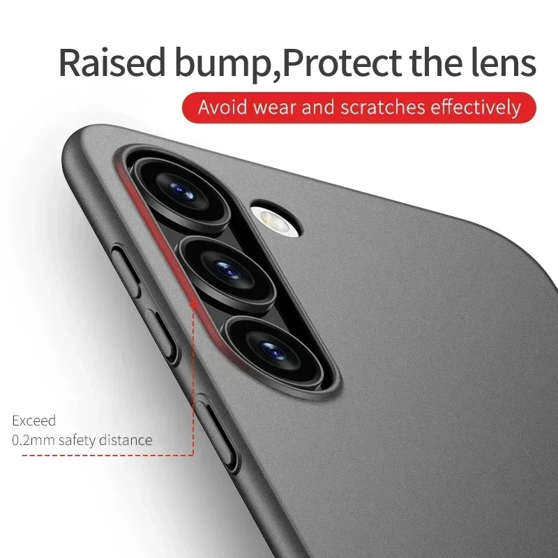 For SAMSUNG Galaxy S23 S24 Ultra Plus FE 5G Hard PC Shockproof Cover Luxury Lightweight Ultra Slim Matte Case Covers thumbnail 4