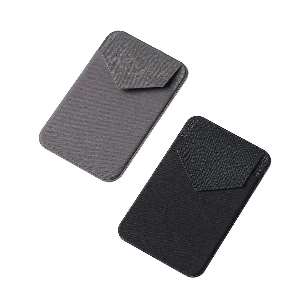 New Design Stick-on Universal Case Slim Pocket Credit Mini Pouch Card Holder Adhesive Wallet Phone Back Phone Card Holder thumbnail 4