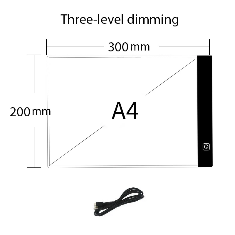 A4/A5 Size Dimmable Led Drawing Copy Pad Board Children's Toy Painting Educational Kids Creative Gifts For Children Drawing Copy thumbnail 6