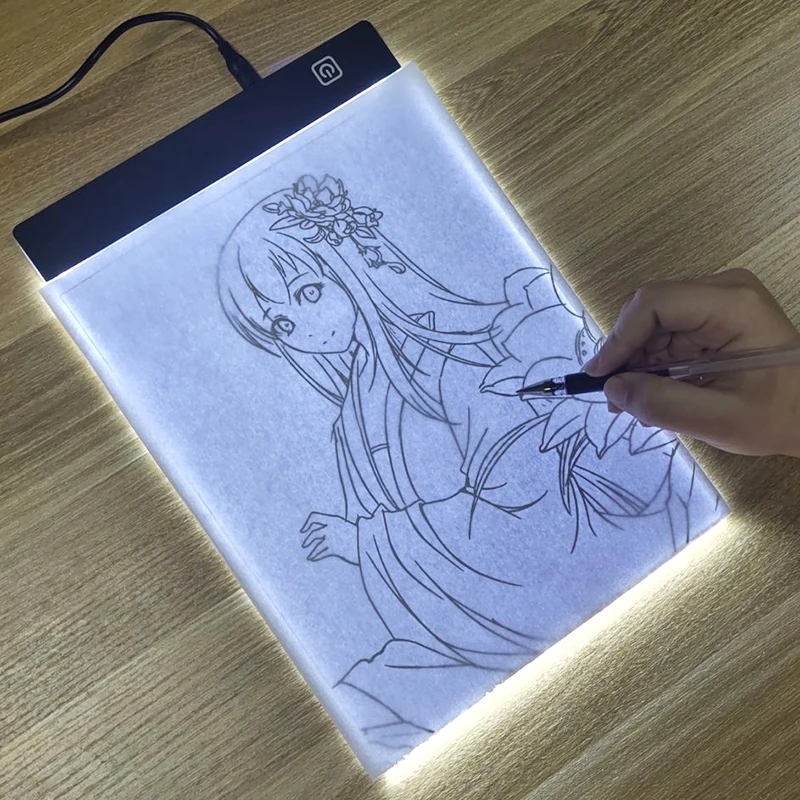 A4/A5 Size Dimmable Led Drawing Copy Pad Board Children's Toy Painting Educational Kids Creative Gifts For Children Drawing Copy thumbnail 2