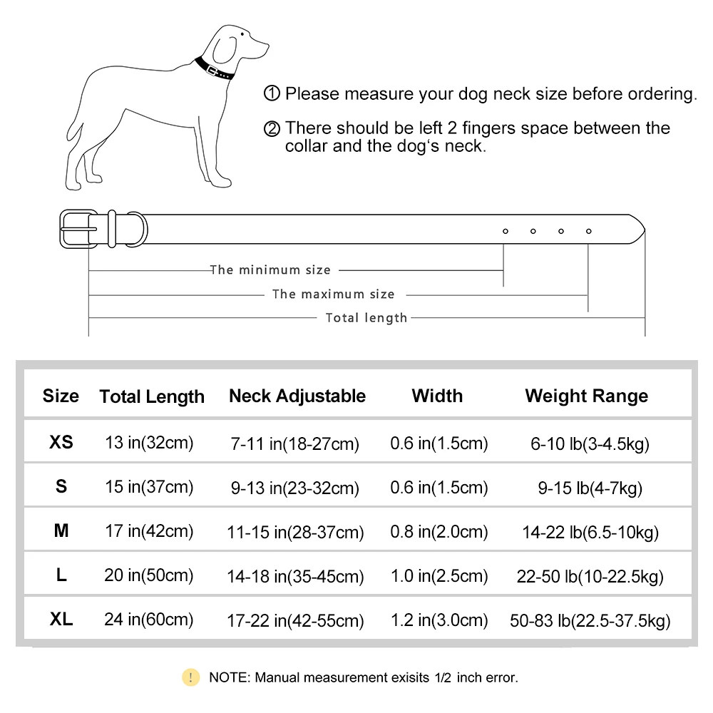 Customized PU Leather Nameplate Dog Collar Soft Padded Dogs Collars Free Engraving Name for Small Medium Large Dogs Adjustable thumbnail 6