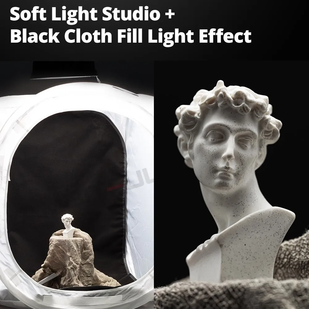 Godox 30x30cm 40x40cm 50x50cm 60x60cm 80x80cm Special Circular Light Shed Light Box Folding Studio Photography Light Shed thumbnail 5