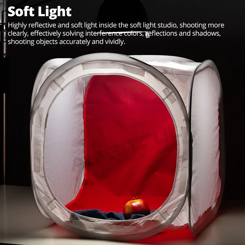 Godox 30x30cm 40x40cm 50x50cm 60x60cm 80x80cm Special Circular Light Shed Light Box Folding Studio Photography Light Shed thumbnail 3