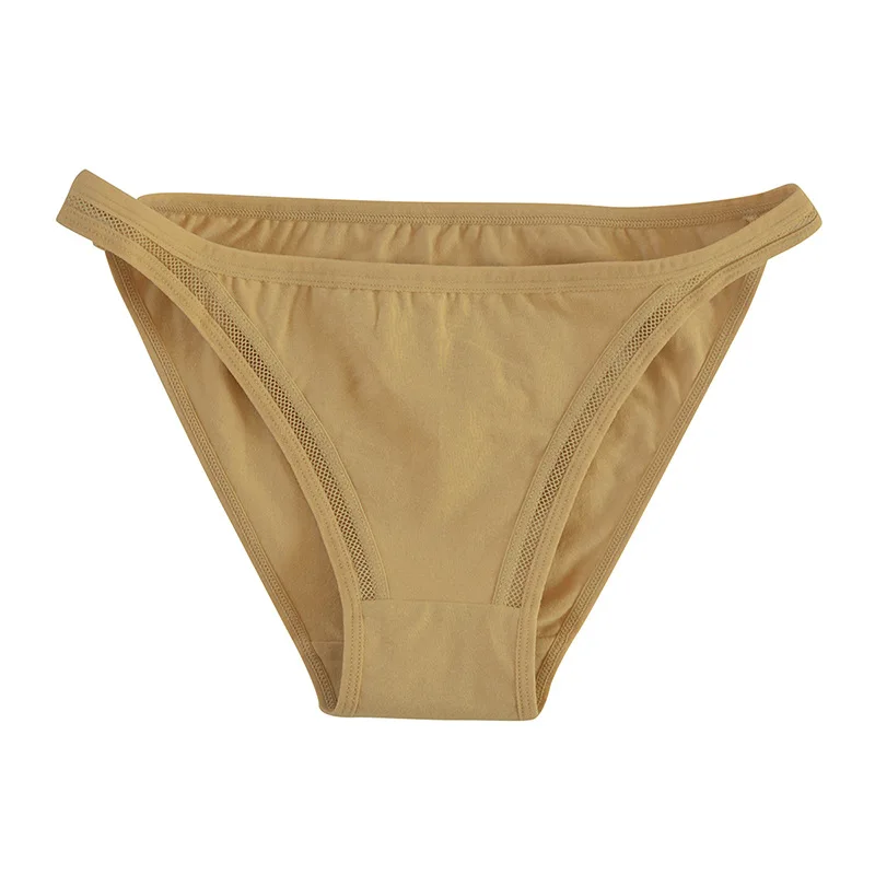 3Pcs/set Women Cotton Panties Female Mesh Underpants Solid Color Bikini Briefs Underwear Ladies Sexy Panty Girls Lingerie thumbnail 4