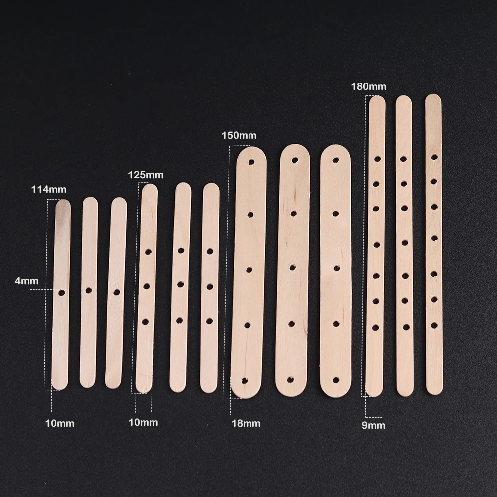 with Holes Wooden Wax Core Holder for DIY Candle Supplies Aromath Candle Making 5/20/30 Pcs Wood Sticks Wick Centering Device thumbnail 6