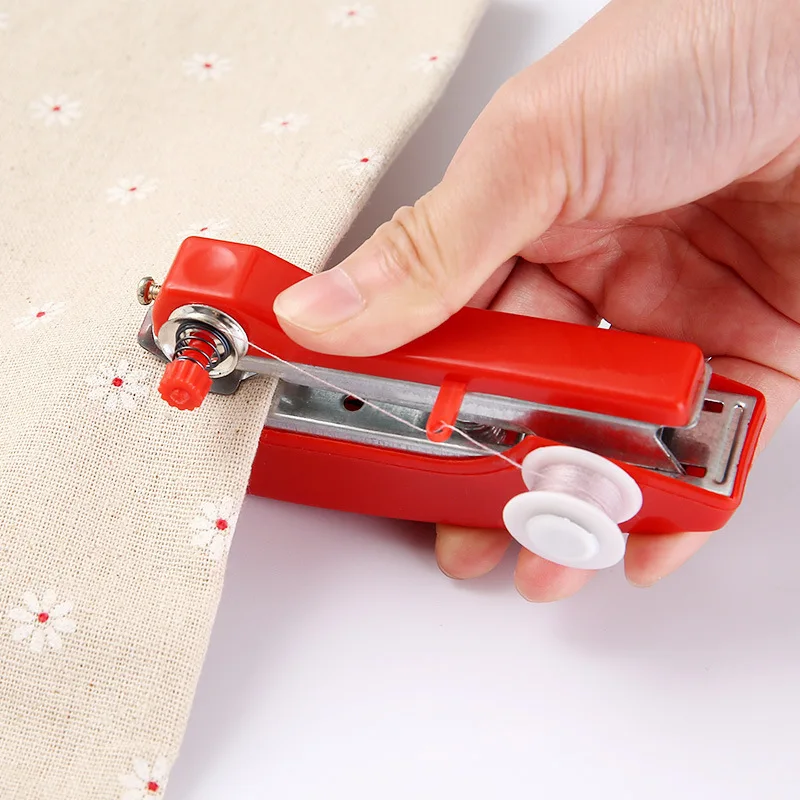 1PC Mini Sewing Machines Needlework Cordless Hand-Held Clothes Useful Portable Sewing Machines DIY Apparel Sewing Fabric Tool thumbnail 3