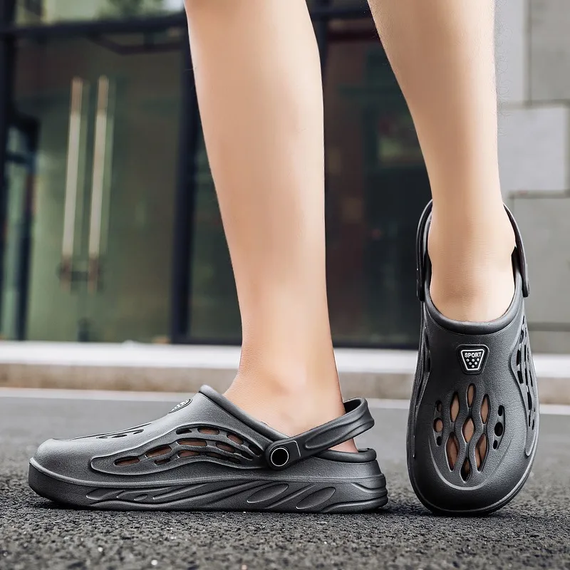 Men Flip Flops Summer Shoes Man Outside Beach Slippers EVA Light Soft Slipper Unisex Footwear Male Sandals Plus Size 38-49 thumbnail 5
