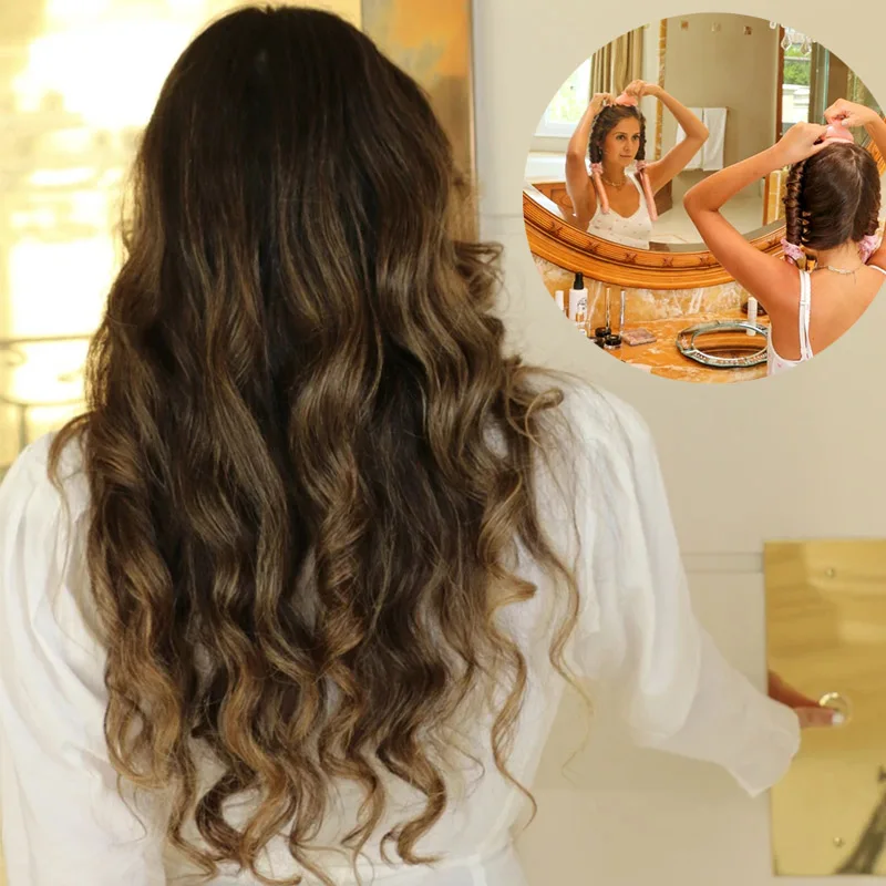 Woman Heatless Curling Rod Heatless Hair Curls Headband Make Hair Soft Shiny Hair Curler Hairdressing Tools Accessories thumbnail 4
