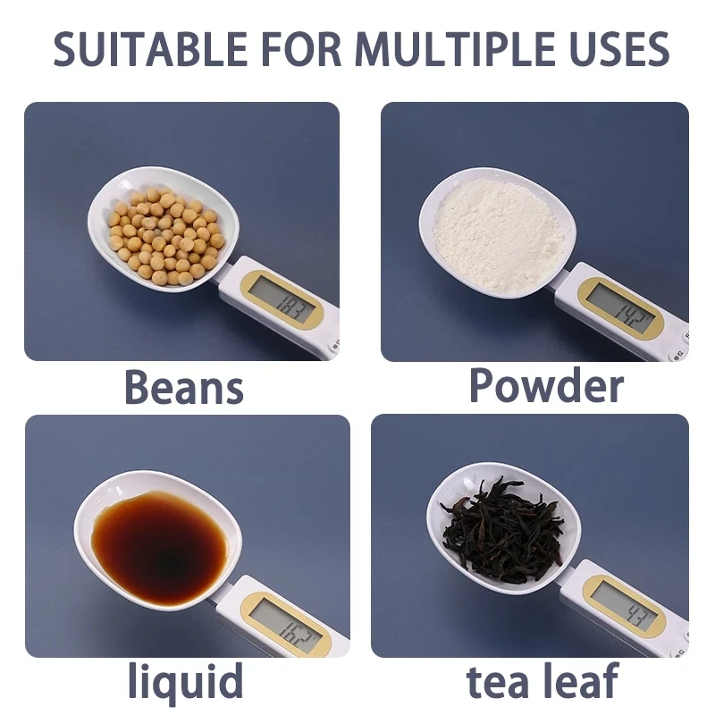 Mini Spoon Scale Digital Kitchen Scale Electronic LCD Food Scale 0.1-500g Cooking Flour Milk Coffee Powder Weight Measure Spoon thumbnail 3