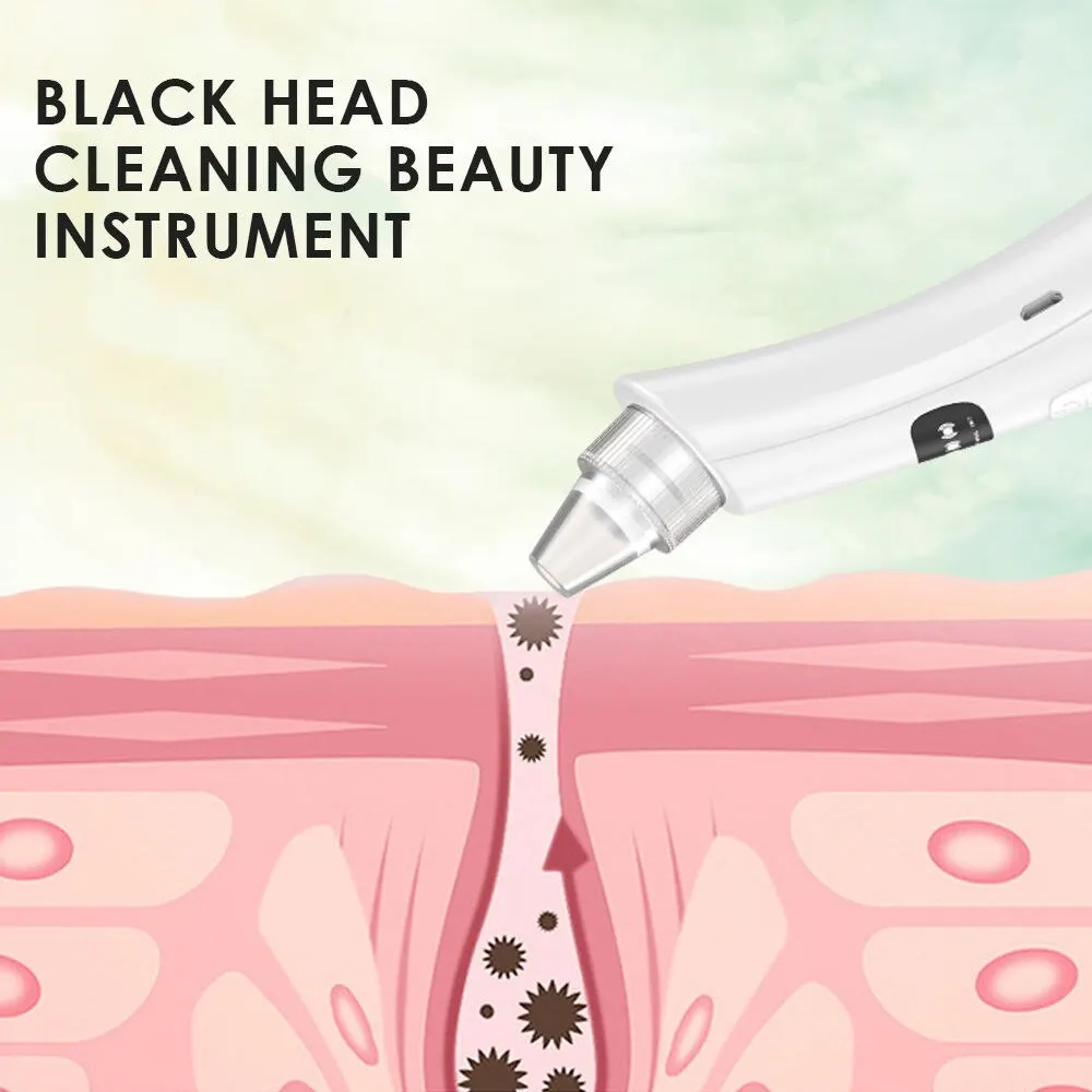 In Stock Fast Drop Shipping 3 Suction Mode Face Cleansing Beauty Machine Dead Skin Remover Face Vacuum Blackhead Removal Skin thumbnail 3