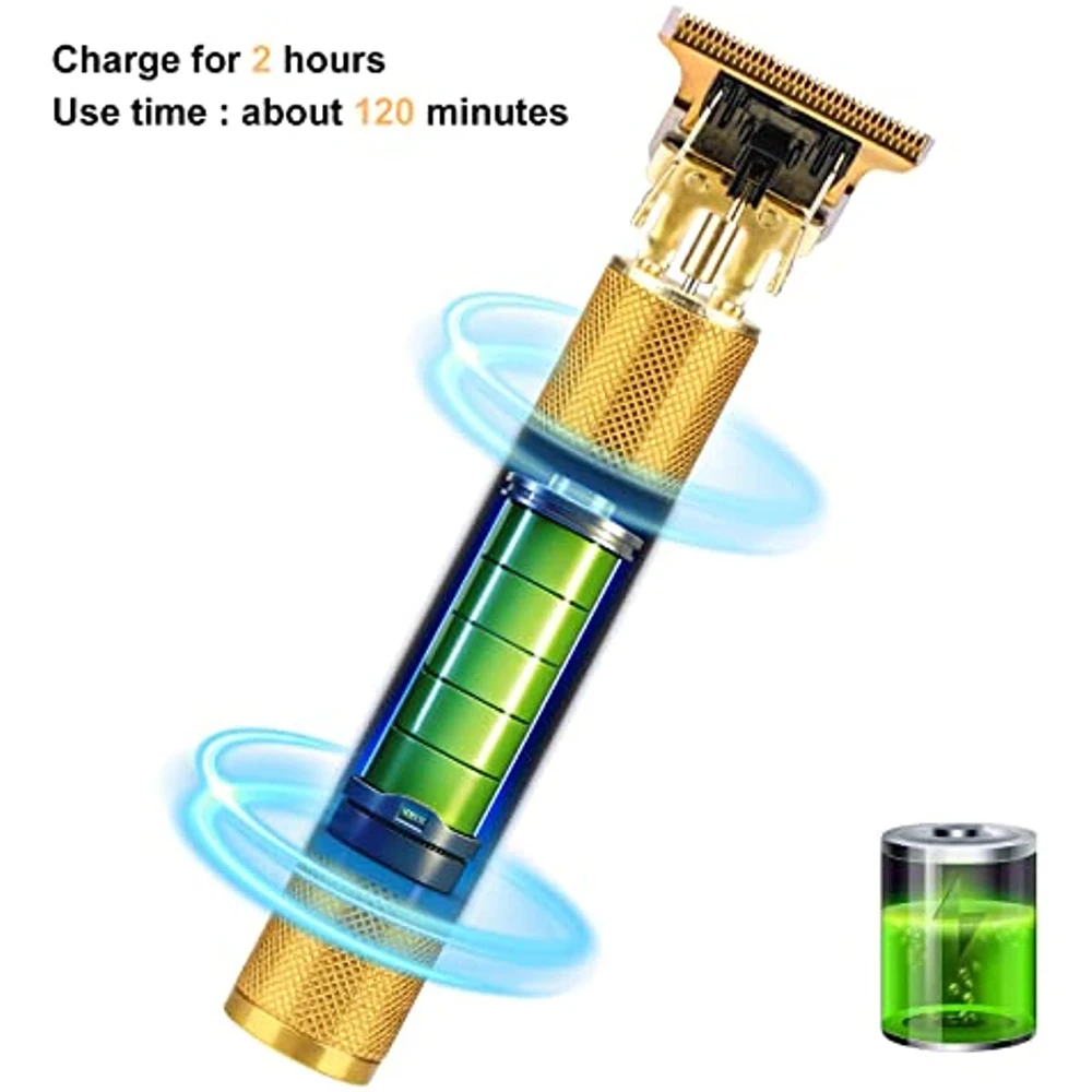 Electric Hair Cutting Machine Vintage T9 Clipper Hair Rechargeable Man Shaver Trimmer For Men's Barber Professional New Hot Sale thumbnail 4