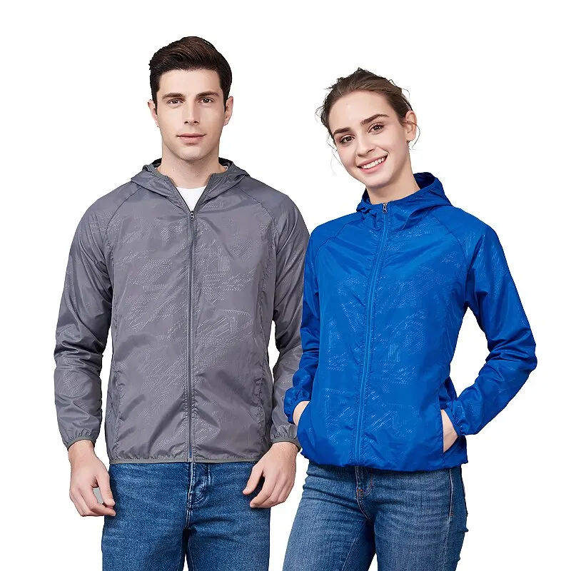 LNGXO Unisex Hiking Jacket Men Women Waterproof Quick Dry Camping Windbreaker Trekking Fishing Rain Coat Outdoor Anti UV Clothes thumbnail 2