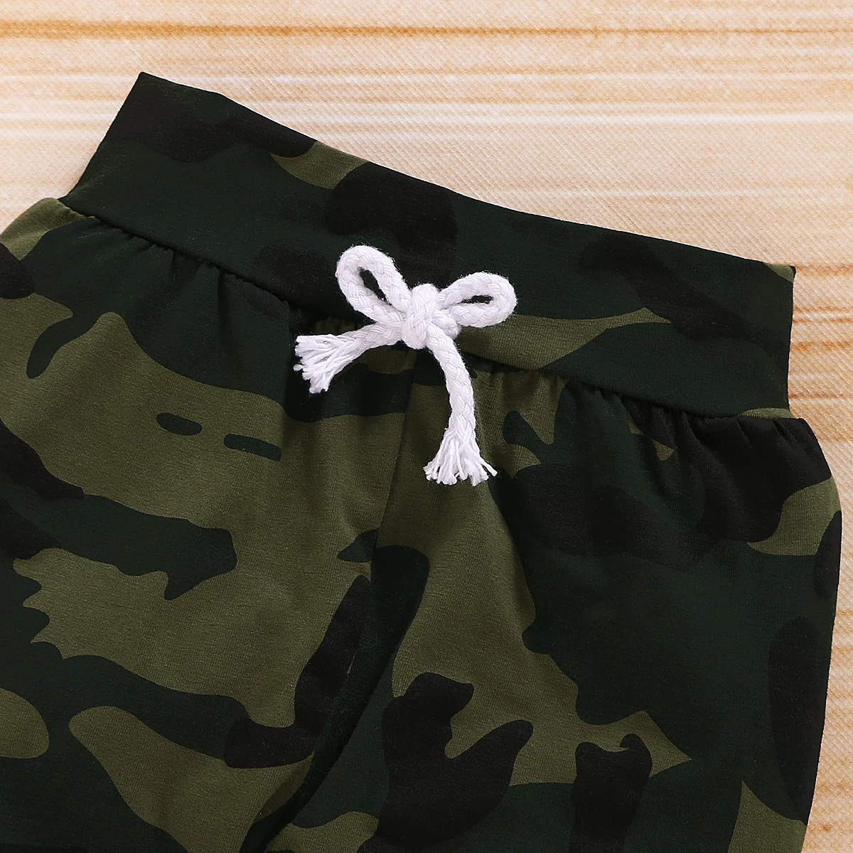 0-18 Months Newborn Baby Boy Clothes Set Letter Print Short Sleeve Bodysuit+Camouflage Pants+Hat 3PCS Toddler Boy Summer Outfits thumbnail 5