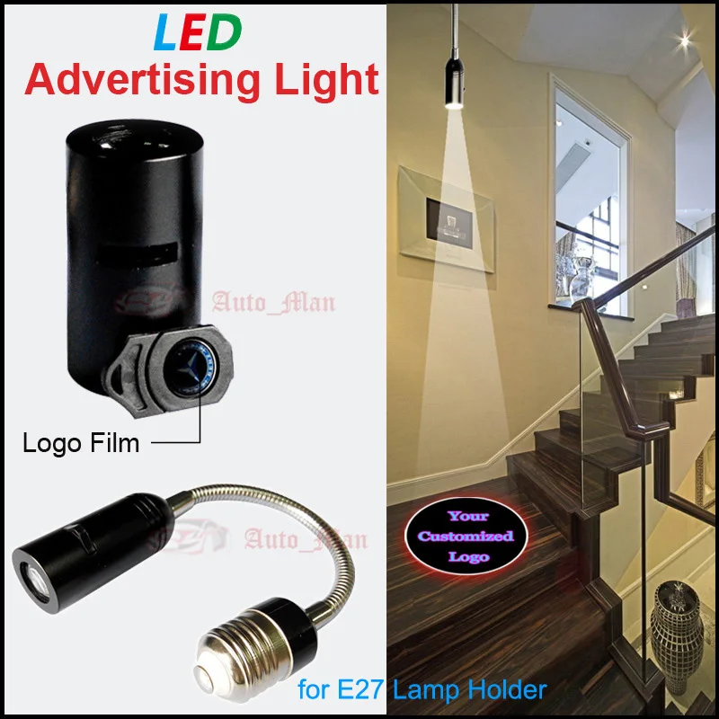 2Pcs Your Customized Logo 13mm Films for Car Door Wireless Cigarette Logo Light & Projector Logo Light thumbnail 4