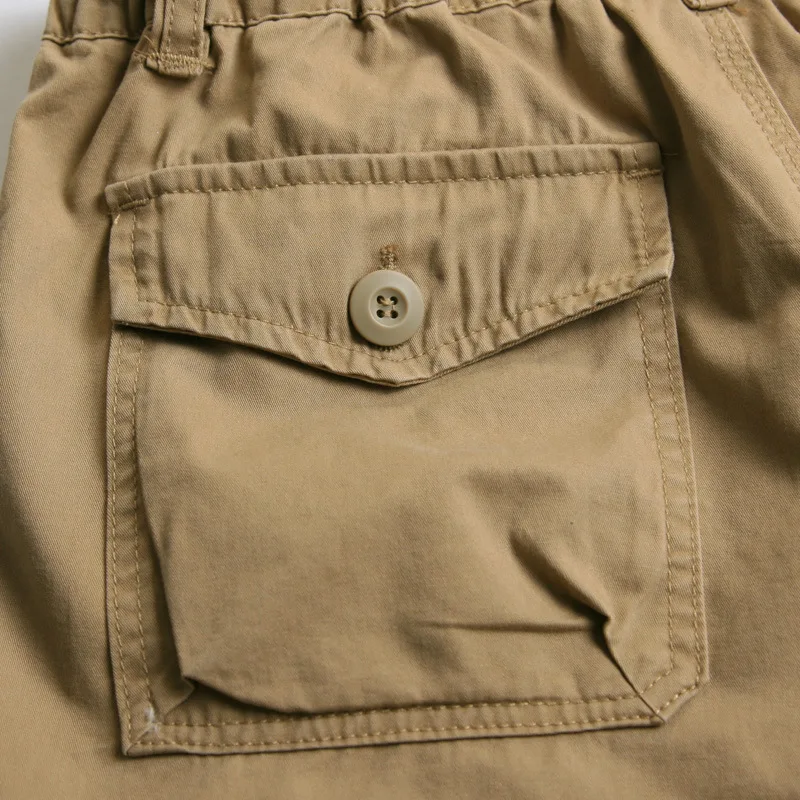 Long Length Cargo Shorts Men Summer Multi-Pocket Casual Cotton Elastic Capri Pants Men Military Tactical Short Hot Breeches 5XL thumbnail 3