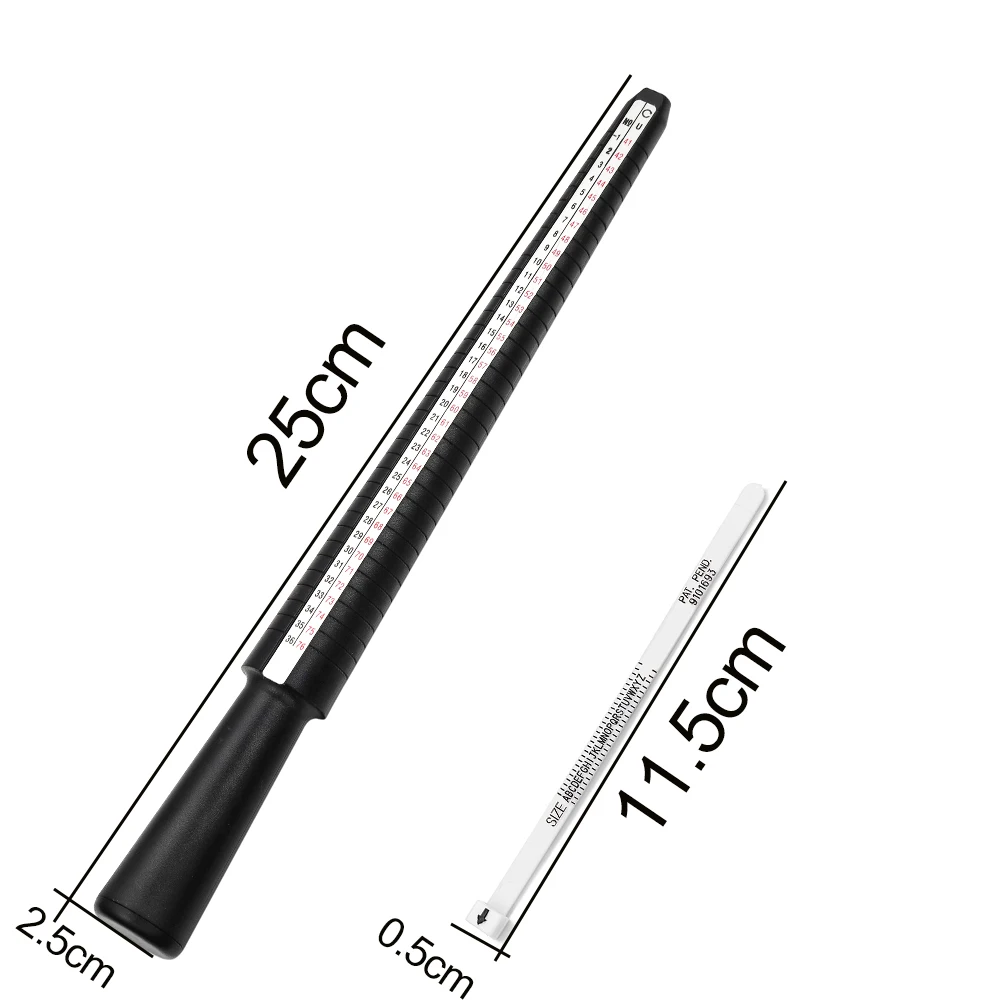 1pcs Professional Jewelry Tools Ring Mandrel Stick Finger Gauge Ring Sizer Measuring UK/US Size For DIY Jewelry Size Tool Sets thumbnail 5