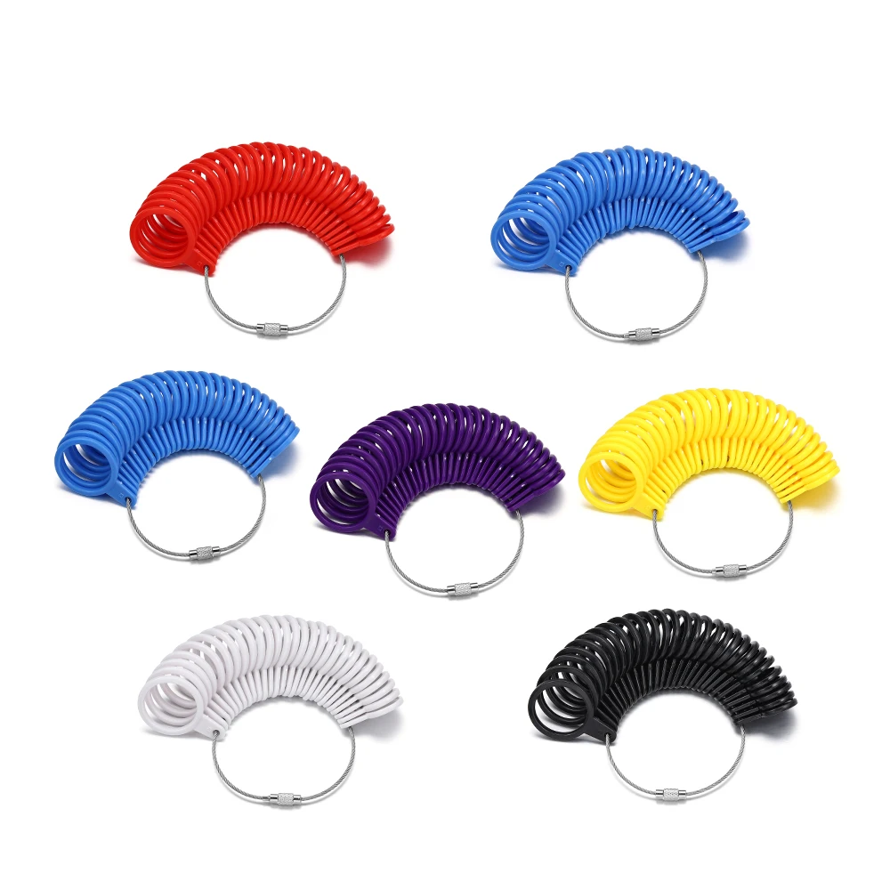 1pcs Professional Jewelry Tools Ring Mandrel Stick Finger Gauge Ring Sizer Measuring UK/US Size For DIY Jewelry Size Tool Sets thumbnail 6