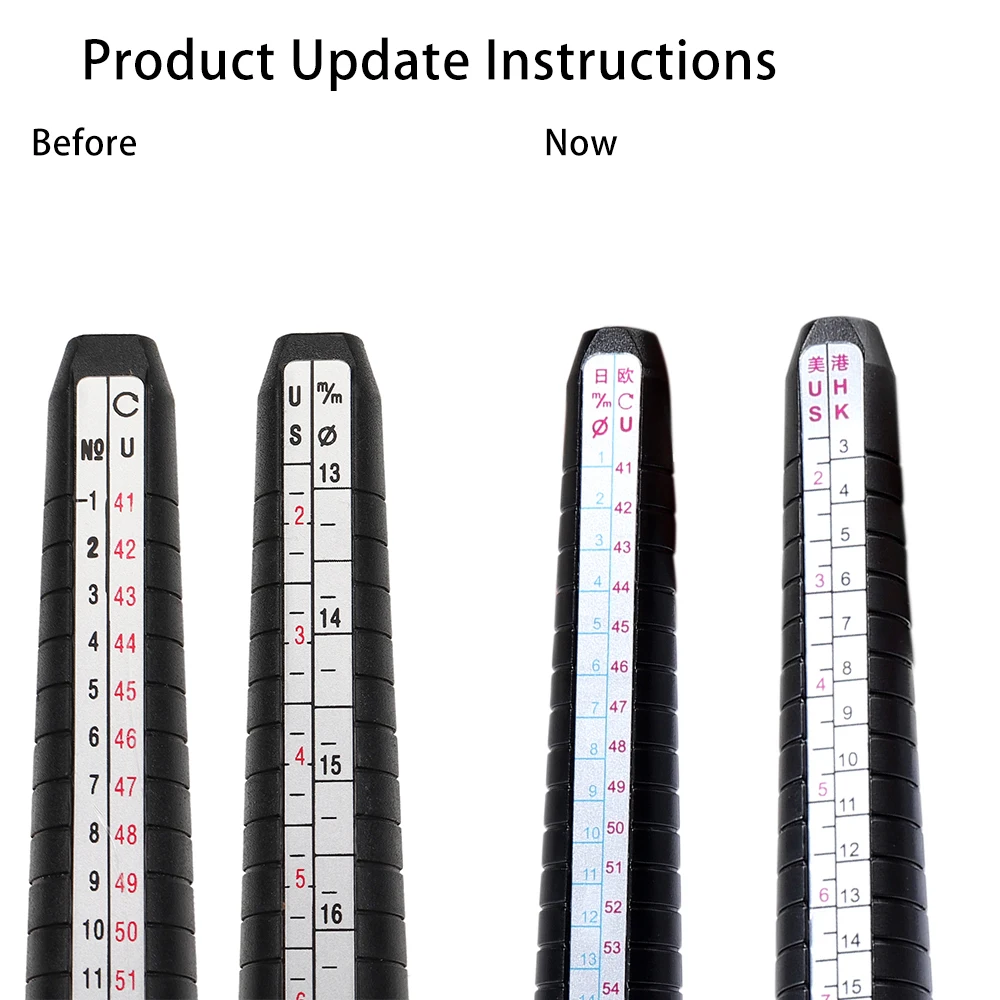 1pcs Professional Jewelry Tools Ring Mandrel Stick Finger Gauge Ring Sizer Measuring UK/US Size For DIY Jewelry Size Tool Sets thumbnail 3