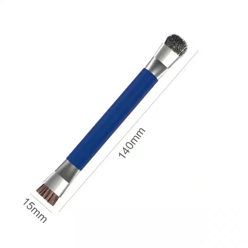 Wooden Double Hog Bristle Wire Material Head ESD Safe Brush PCB Rework Cleaning And Dust Removal Phone Repair Tools thumbnail 3