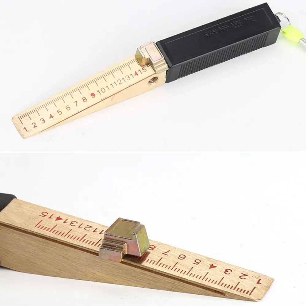0.2/0.5mm Wedge Shaped Vernier Feeler Gauge Inspection Flatness Measuring Tool for House Engineering thumbnail 6