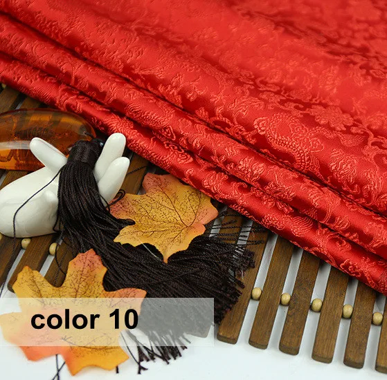 50cm*75cm Thick Chinese Brocade Fabric With Dragon Pattern Material For Sewing 100% Polyester DIY Gift Box thumbnail 6