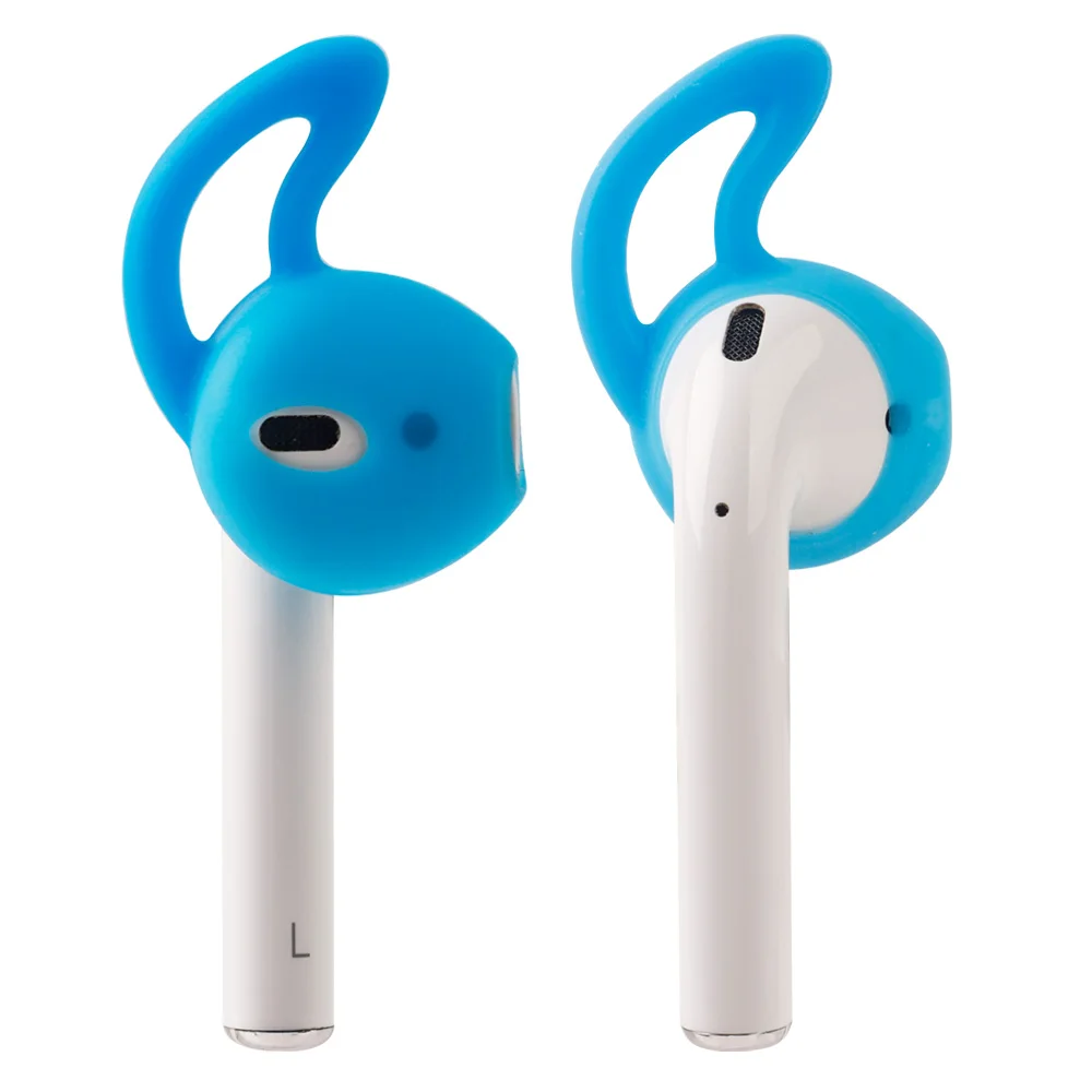 1/3/6Pairs Soft Silicone In-Ear Eartips Case Cover For Apple Airpods Protector Ear Pads Earphone Cup Earpads Anti-slip Earhook thumbnail 3