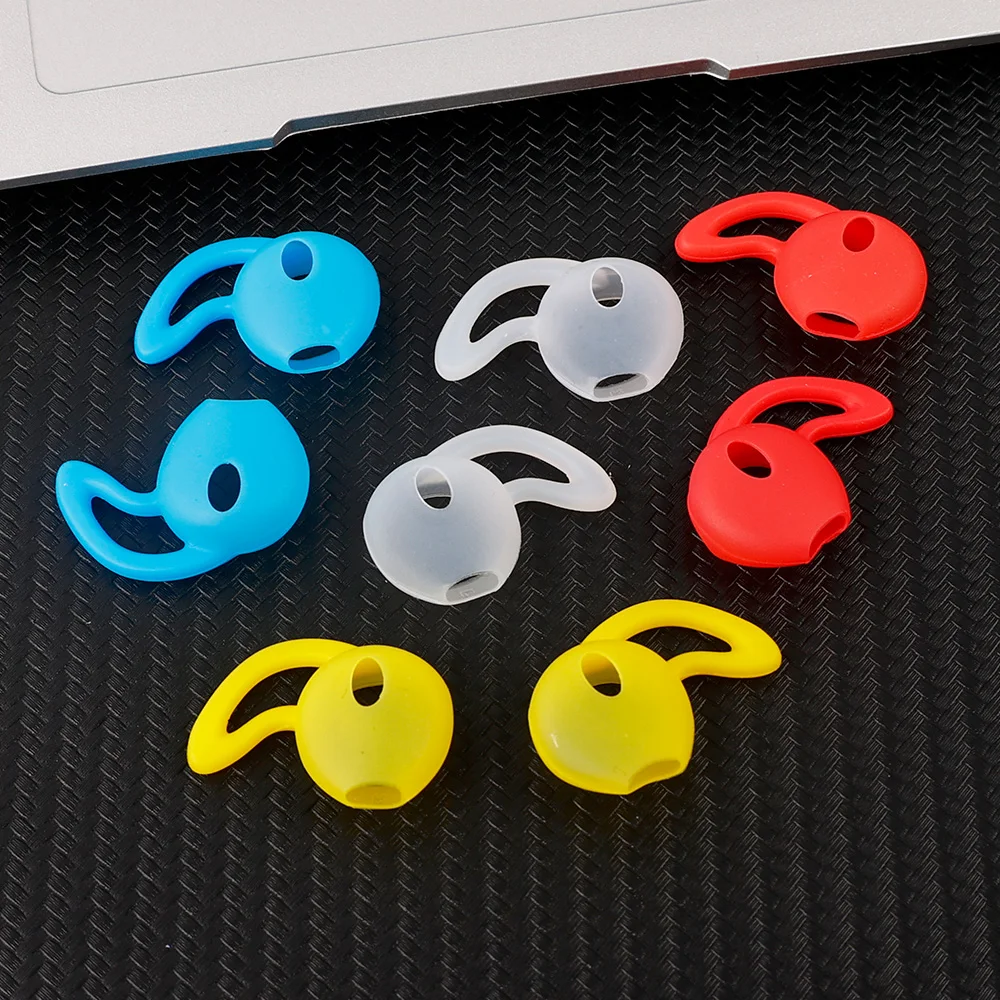 1/3/6Pairs Soft Silicone In-Ear Eartips Case Cover For Apple Airpods Protector Ear Pads Earphone Cup Earpads Anti-slip Earhook thumbnail 6