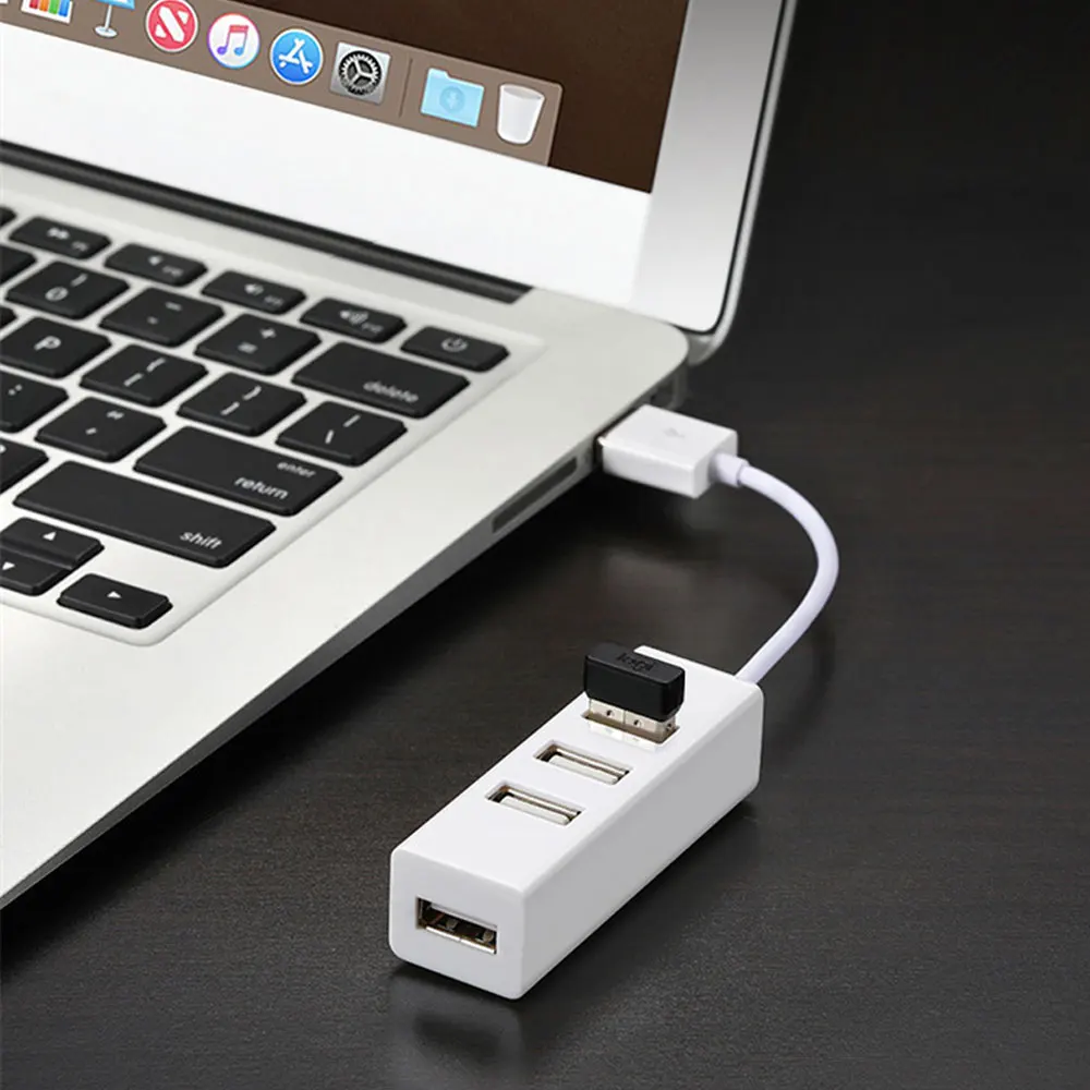 USB 2.0 Hub USB Hub 2.0 Multi USB Splitter Hub Use Power Adapter 4 Port Multiple Expander Mini USB 2.0 Hub thumbnail 6