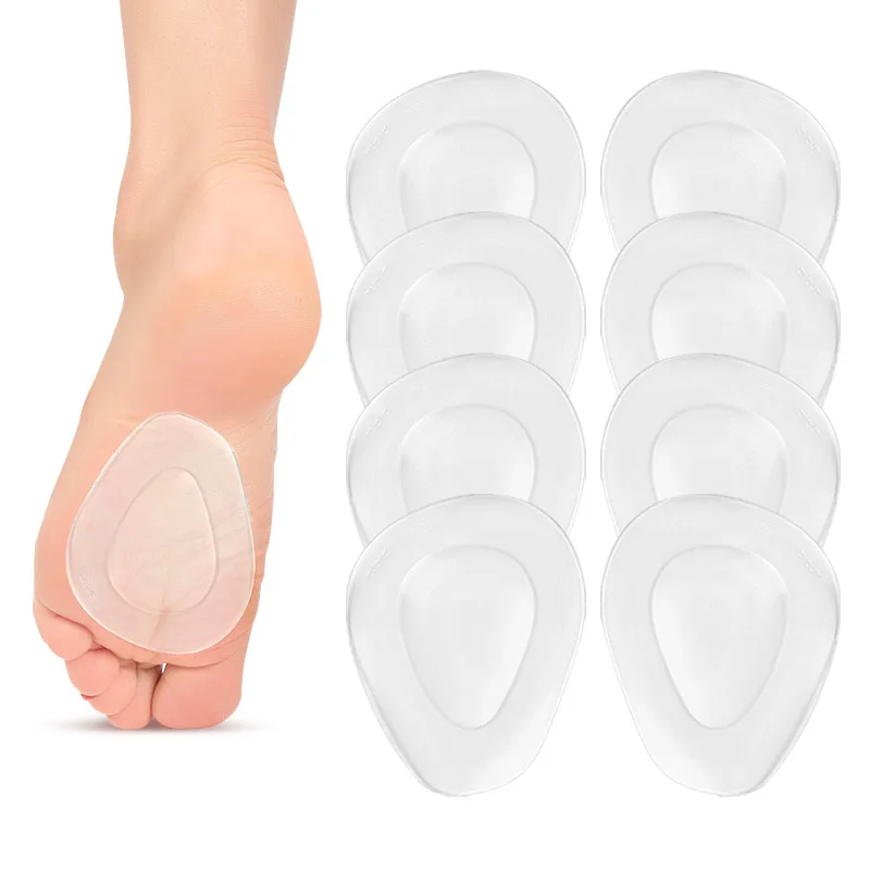 Anti-slip Silicone Gel Inserts for Plantar Fascitis Gel Half Insoles for Shoes Women Forefoot Anti-Pain Insert Foot High Heels thumbnail 3