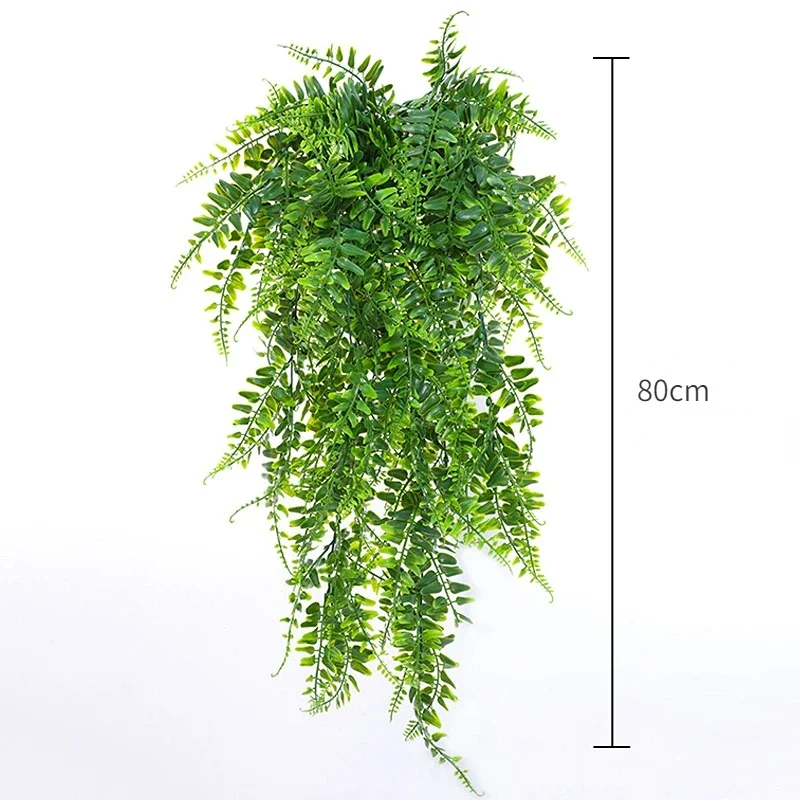 90cm Artificial Plant Vine Home Decoration Hanging Plastic Leaf Grass Garland Outdoor Wedding Party Decorations Fake Rattan Ivy thumbnail 5