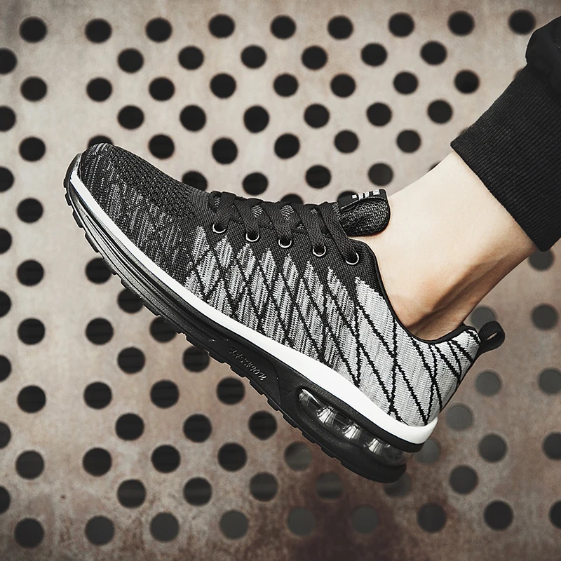 Men Running Shoes Fashion Breathable Outdoor Male Sports Shoes Sneakers Women Comfortable Athletic Footwear thumbnail 6