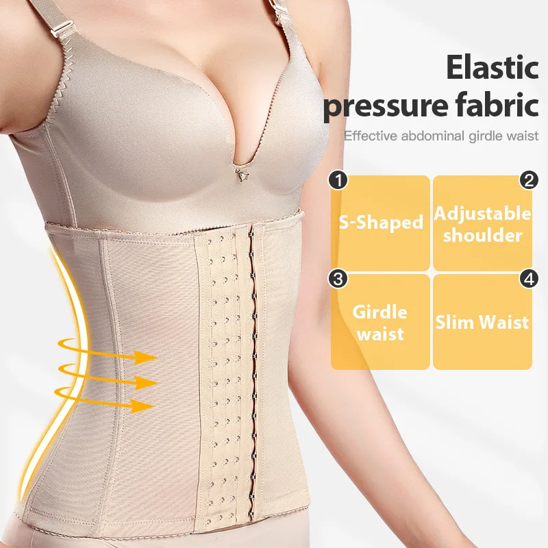 Waist Trainer Body Shaper Tummy Shapewear Women Postpartum Bandage Modeling Strap Girdle Slimming Corset For Women Belt Corset thumbnail 4