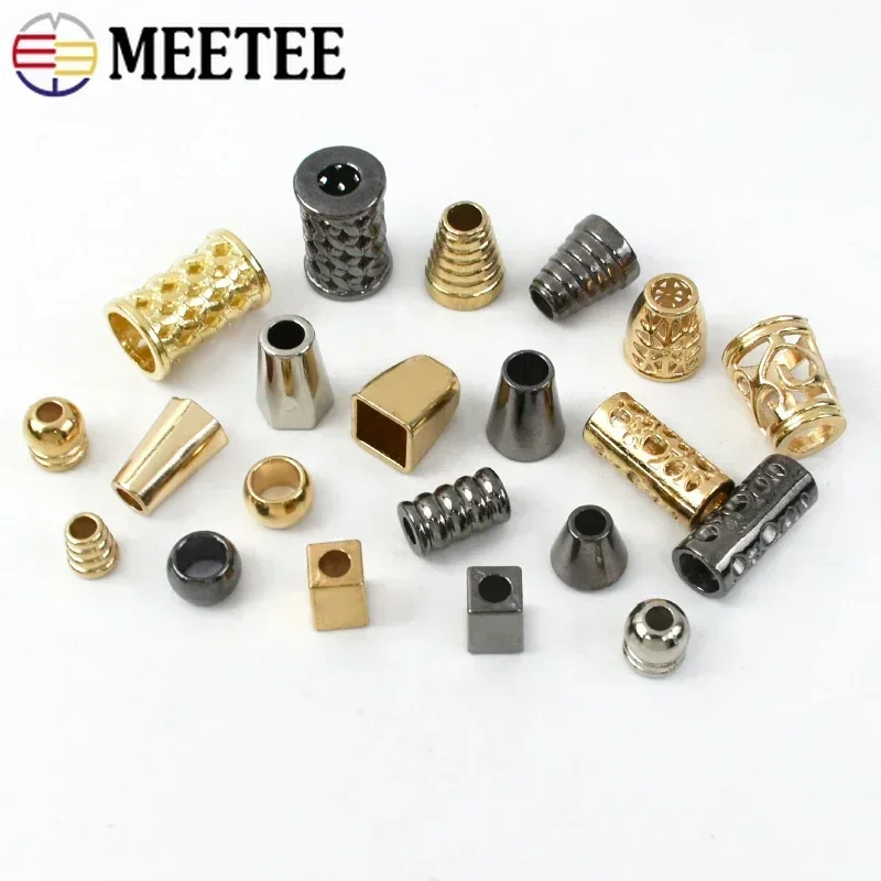 50/100Pcs Metal Buckle Cord Lock Stopper Clothes Shoes Adjust Clasp Cords End Buckles Non-slip Rope Button DIY Accessories thumbnail 4