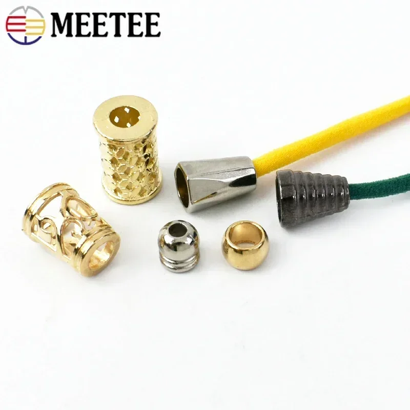 50/100Pcs Metal Buckle Cord Lock Stopper Clothes Shoes Adjust Clasp Cords End Buckles Non-slip Rope Button DIY Accessories thumbnail 6