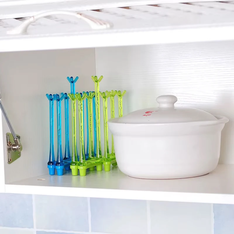 Infant Toddler Feeding Bottle Drying Rack Cupboards Container Newborn Baby Nursing Bottle Storage Box Durable Tableware thumbnail 6