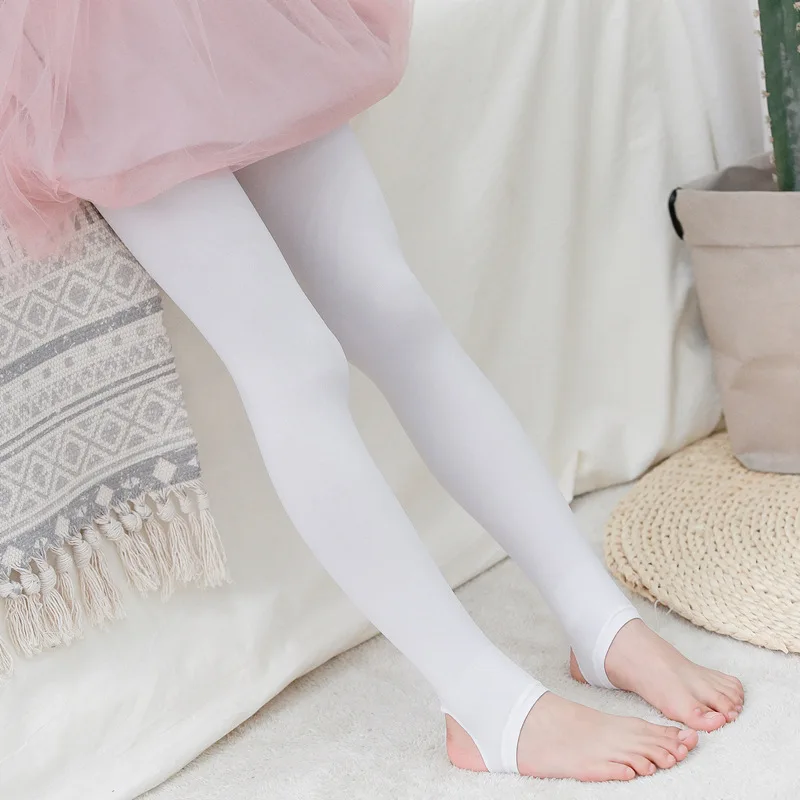 Girl Pantyhose Children Baby Thin Fashion Velvet Leggings Step Foot Pants For 3-12 Year Student Kids Solid Ballet Dance Tights thumbnail 5