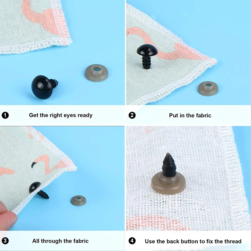 100/50PCS 5-20mm Black Plastic Safety Eyes For Toys Amigurumi Diy Kit Crafts TeddyBear Toy Eye For Doll Decoration Accessories thumbnail 6